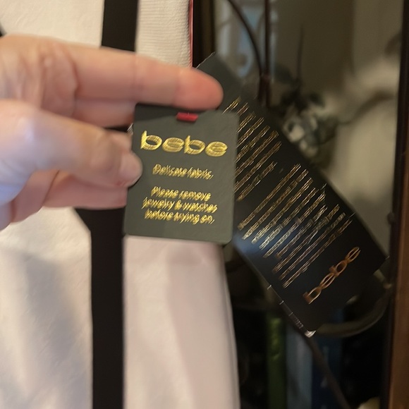 Bebe sleeveless Tape Dress - Picture 3 of 5